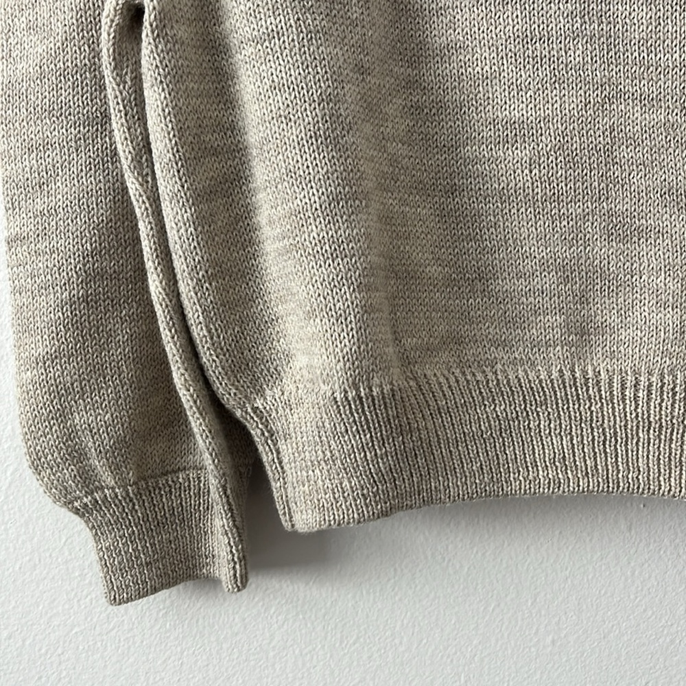 Loeffler Randall Cream Puff-Sleeve Crewneck Sweater - Picture 8 of 14